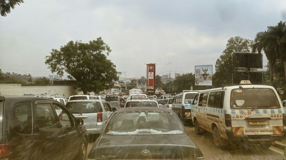 Verkehr in Kampala, Uganda