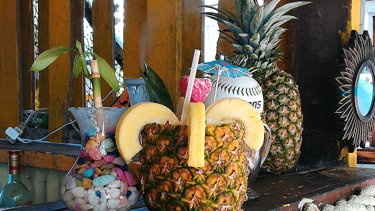 Cocktails auf Isla Taboga, Panama