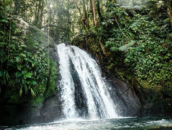 Ecrevisses Wasserfälle in wunderschöner Natur