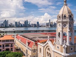 Die Skyline von Panama City.