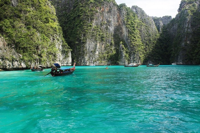 Türkisblaues Wasser in Thailand