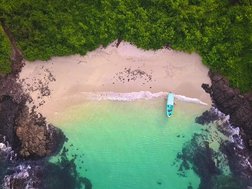 Traumhafte Bucht der Isla Iguana in Panama.